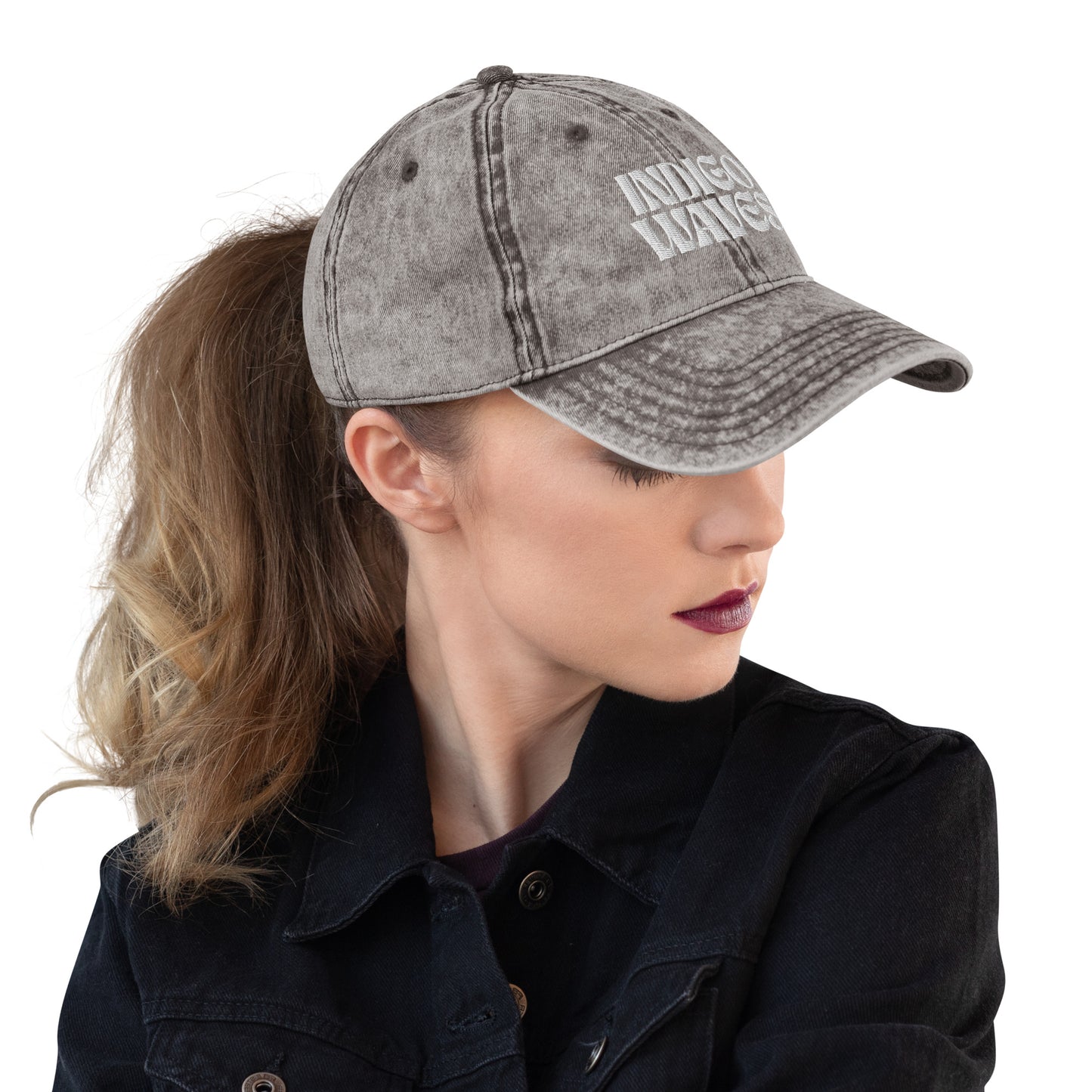 Indigo Cotton Twill Dad Hat